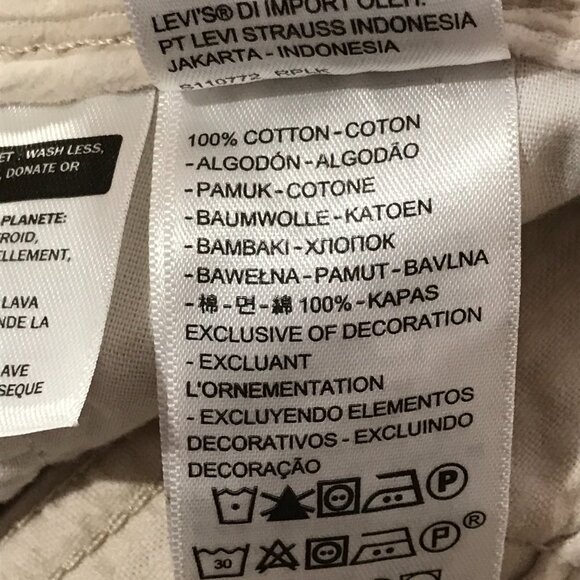 Levi's Ribcage Straight Ankle Jean Corduroy Pants Size 31 - Picture 9 of 14